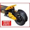Крыло с рисунком под карбон для электросамоката VSETT 10+ MUKUTA 10 Plus ZERO 10X 10-дюймовый Регулируемое Крыло-брызговик