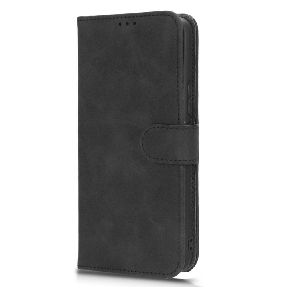 Для Infinix Smart 6 Чехол для телефона из искусственной кожи с ощущением прикосновения к коже, подставка, откидная обложка-кошелек