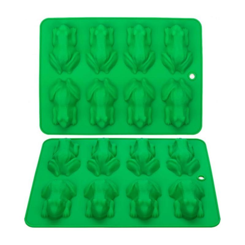 1 шт. 3D Форма для лягушки из силикона, Форма для помадки, Конфет, Шоколада, Лягушка на Песах, Желе, Гипса, Эпоксидной смолы, Мелков, Инструмент для DIY Украшения Торта