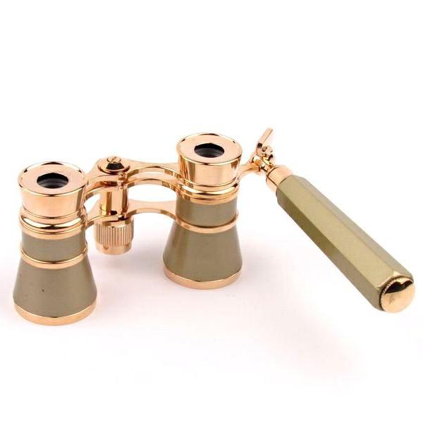 Британский ретро-театральный зеркальце с ручкой HD портативный карманный металлический бинокль дамский специальный концертный телескоп