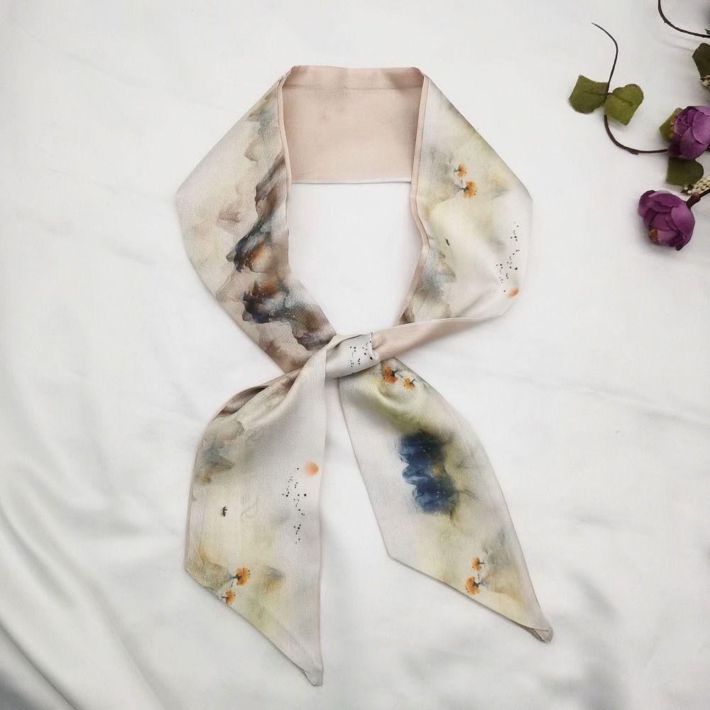 Ribbon Headband Floral Floral Scarf Fashion Headscarves