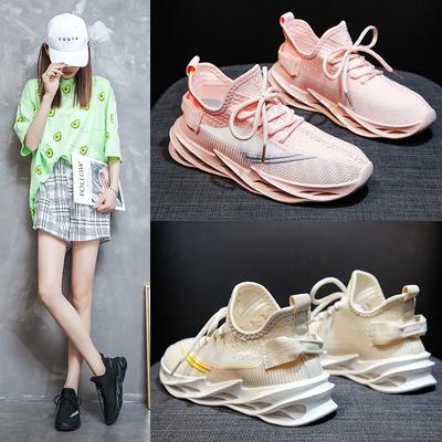 Женская обувь, новые летние кроссовки с сетчатой ​​поверхностью, повседневные кроссовки с кокосовой подошвой, трансграничные кроссовки, дышащая спортивная обувь для женщин