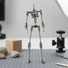 Арматура для Stop Motion Плавное Движение Металлическая Арматура для Кукол Металлическая Рама для Кукол 3-Осевые Плечи Подвижный Каркас Комплект для Настольного Стола