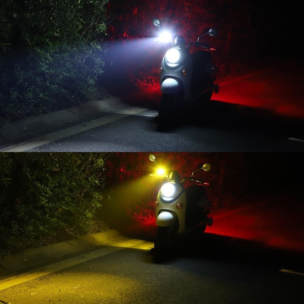 Waterproof Super Bright Headlights Shock-proof Fisheye Lights Motorcycle LED Spotlights Trucks