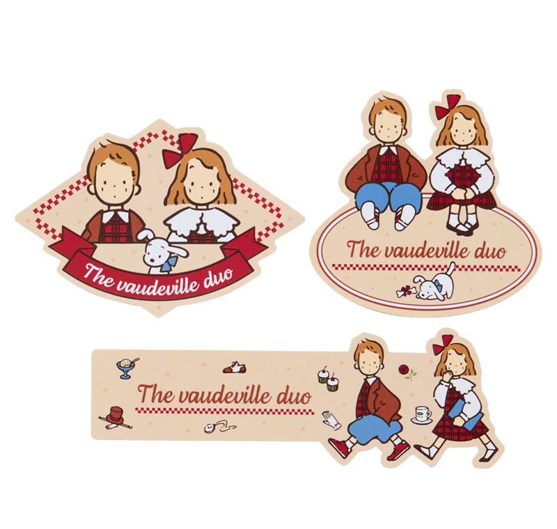 Набор наклеек Sanrio THE VAUDEVILLE DUO (Лукбук для двоих) Япония НОВИНКА