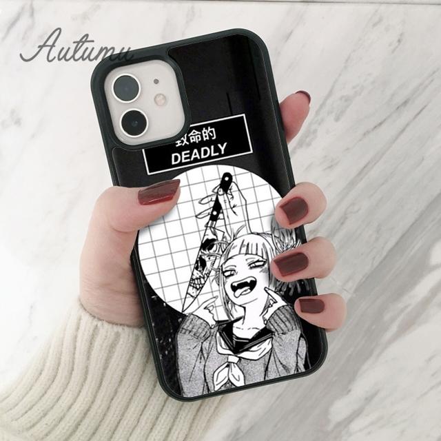 Чехол для телефона Himiko Toga Boku для iPhone 11 12 13 14 Pro Max mini X XR XS SE 2020 5 6S 7 8 Plus Samsung Galaxy S21 S22
