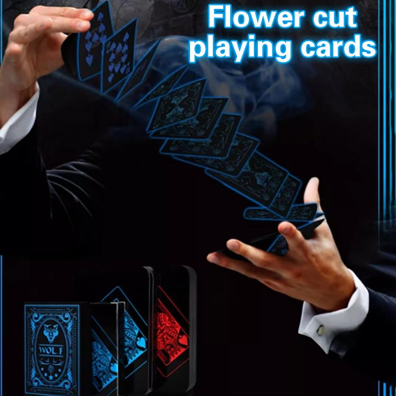 Черный пластиковый магический покер ПВХ водонепроницаемый шахматы и карты досуг игра покер настольная игра аксессуары