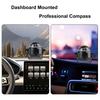 Car Dashboard Compass On Board Compass Navigation Compass Electronic Sea Pivoting Ornaments Gauge Universal For Boat Marine Ship