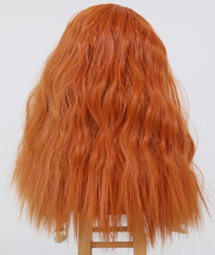 Linfairy Inch Doll Long Wig Curl 69 9-10 (middle Orange)