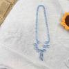Princess Girls Blue Butterfly Magic Wand Crown Crystal High Heel Necklace Cinderella Cosplay Dress Up Jerlwery Girl Cosplay Toy