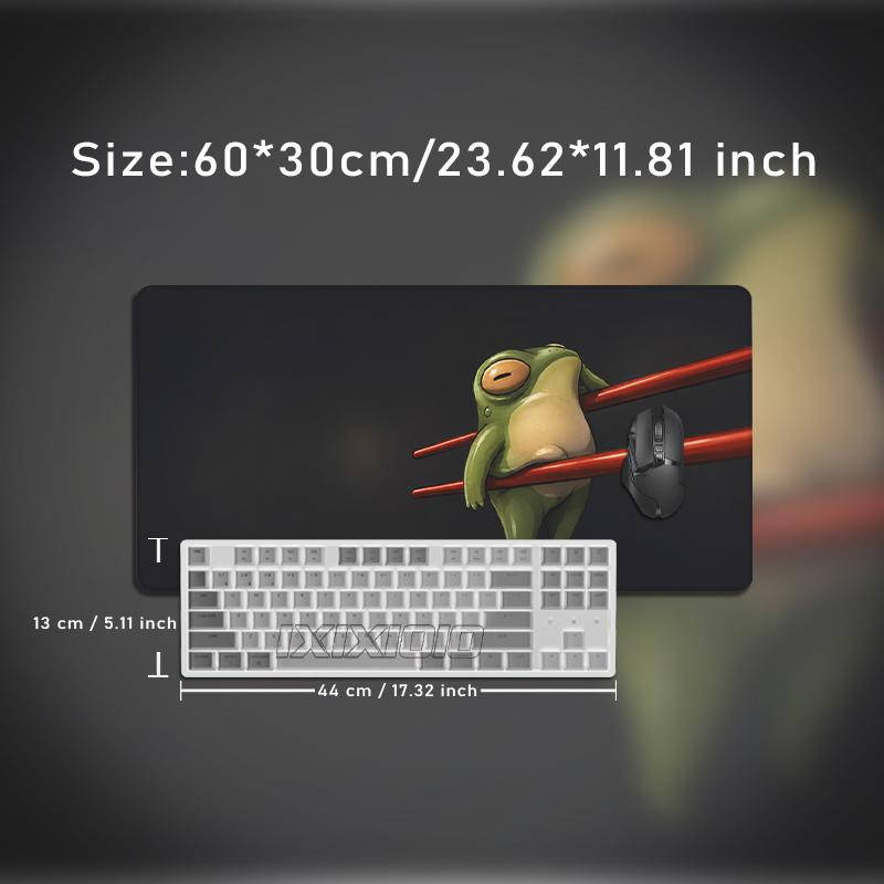 Frog Mouse Pad Gaming XL New Computer Large Mousepad XXL Mechanical Keyboard Pad Carpet Office Natural Rubber Laptop Table Mat