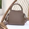 Genuine Leather Women's Top-Handle Shoulder Bag - Elegant European & American Style 2025