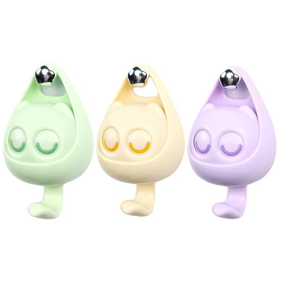 3Pcs Wall Hook Self-adhesive Cartoon Cat Shape Hook Strong Multi-purpose Hangers for Hats Backpacks Keys