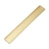 Brass Ruler Straight Ruler Plastic Measuring Tool for Student School Office(20cm, 7.9inch)