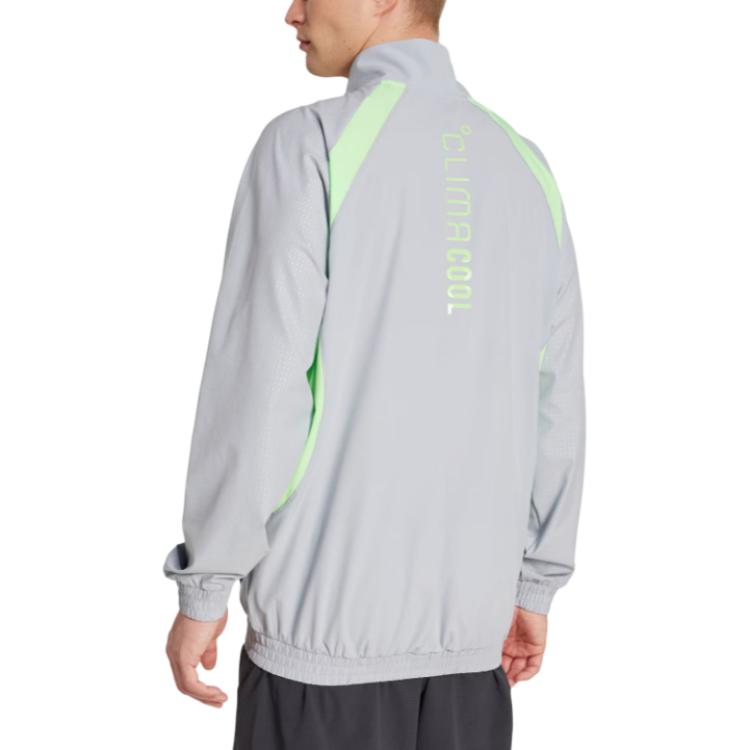 adidas Спортивная куртка Climacool Tech Apparel, быстросохнущая, со стойкой, мужская куртка JX0042