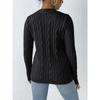 Women's Autumn and Winter Round Neck Pullover Simple Beaded Woven Sweater