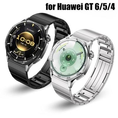 Ремешок из нержавеющей стали 22 мм с быстрой фиксацией для Huawei GT 6 46 мм, GT 6 Pro 46 мм, титановый, деловой, с боковым отсоединением для Huawei W
