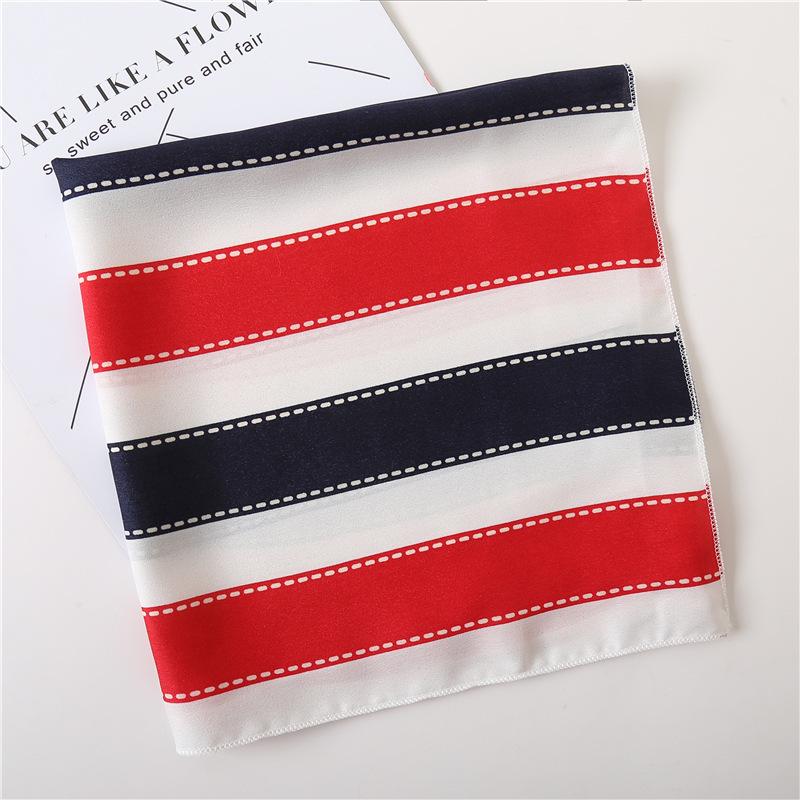 50 * 50 см шелковые шарфы весна и осень универсальное украшение профессиональные маленькие квадратные шарфы защита шеи связывающая сумка