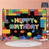 5*3 фута фон с днем ​​рождения, баннер, тканевый реквизит, украшение для вечеринки