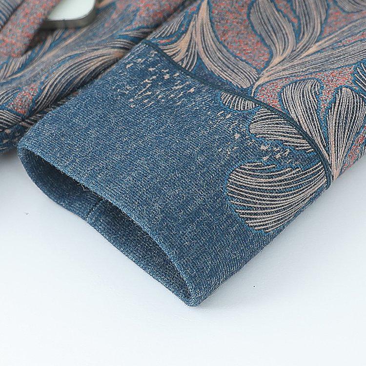 Spring & Autumn Long-Sleeve Coat for Middle-Aged & Elderly Women (Ages 60-70)