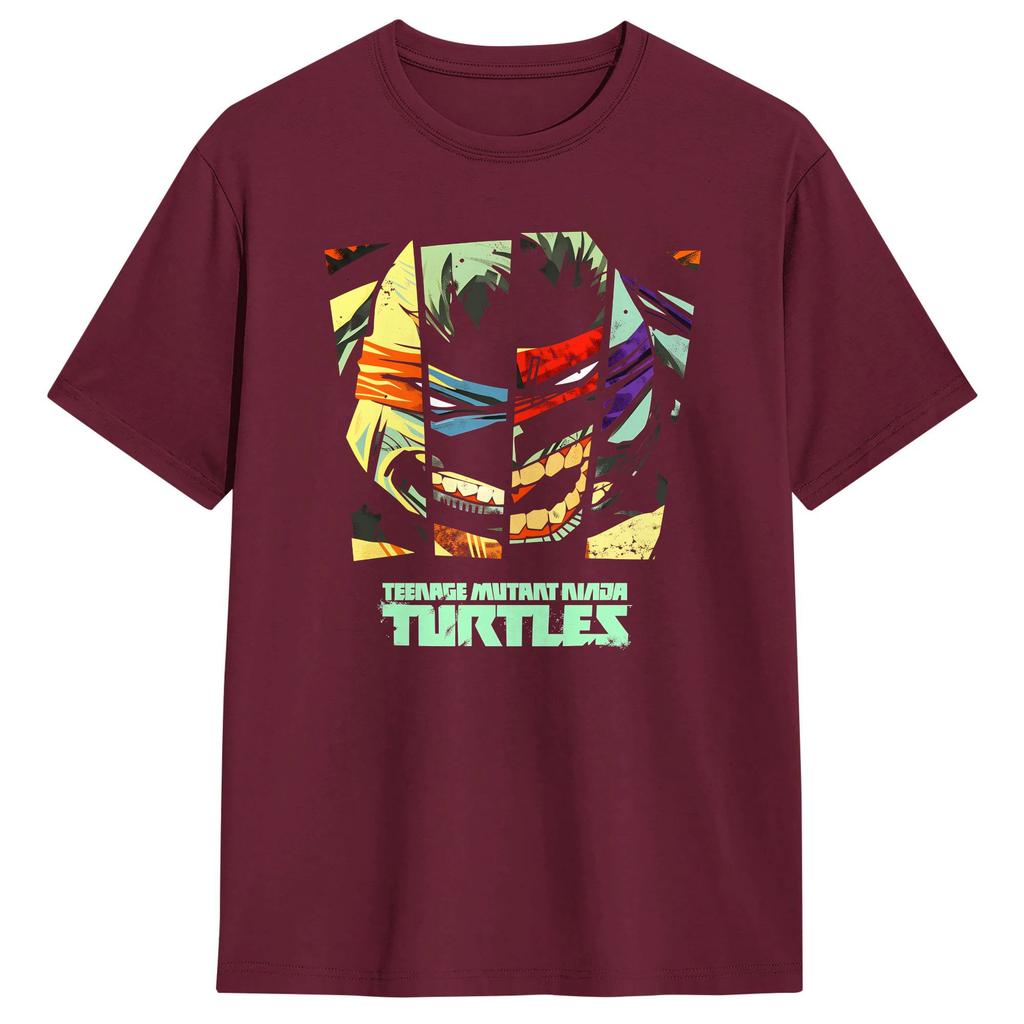 TMNT Face Strips Eastman TShirt Men Vintage TShirts Summer Breathable Harajuku Tee Shirt Cheap Oversized Tops