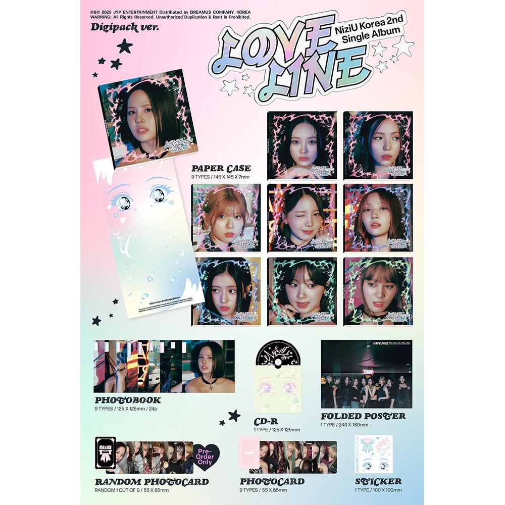 NiziU LOVE LINE [версия Digipack]