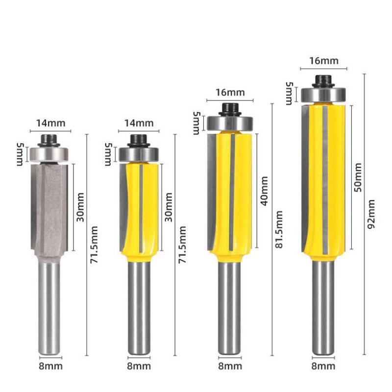 8 мм хвостовик Z4 фрезерный станок с 4 лезвиями деревообрабатывающий фрезерный станок для дерева