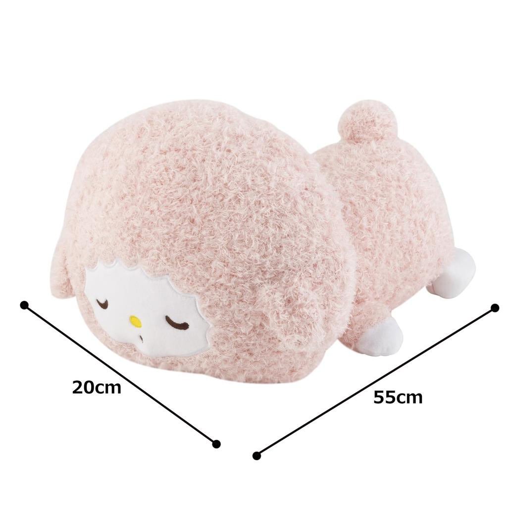 MORIPiLO Мое Сладкое Пианино Тело Пушистое Большое Плюшевое Sanrio Morishita 428173 Подушка, Подушка для Совместного Сна, Розовый, Прибл.. 20x55см, Подушка, Персонажи,