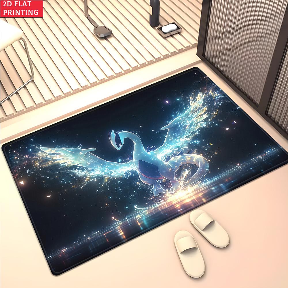 Cute Yellow Cartoon Character Area Rug Anti Slip Washable Floor Mat For Kids Bedroom Living Room Game Bedroom Home Decor Carpet