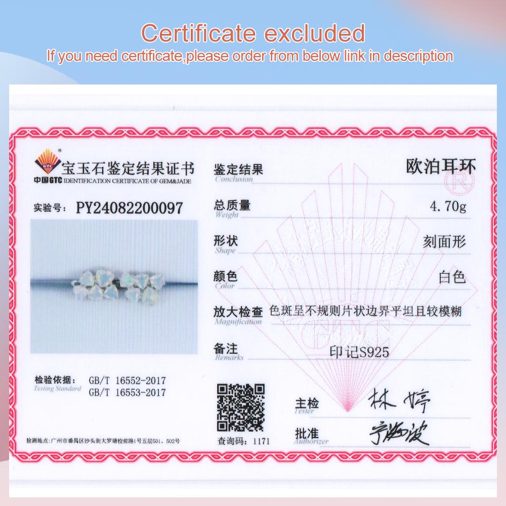 Colorful October Birthstone Natural Opal Earrings 925 Silver Real Gemstone Fine Jewelry for Women Anniversary & Holiday Gifts