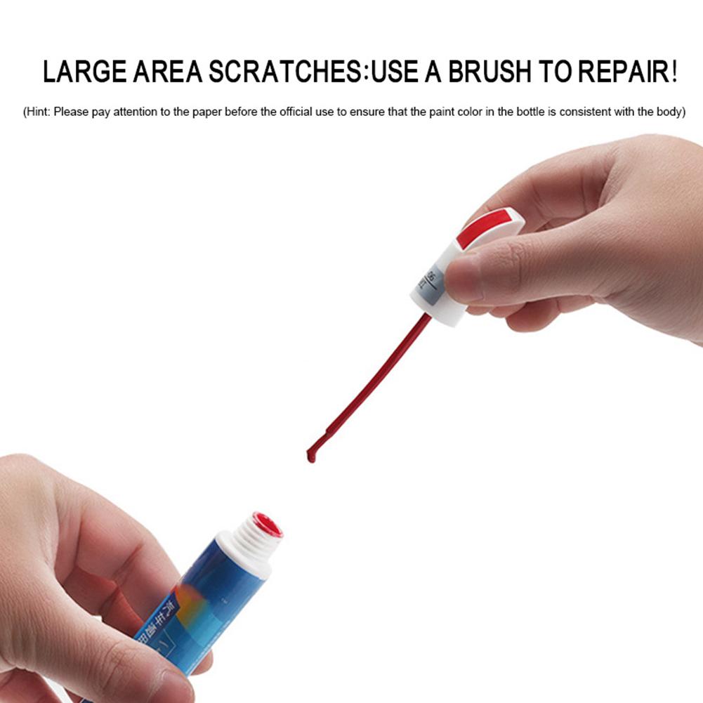 12 мл краска для ремонта царапин, карандаш для подкраски автомобиля, маркер для царапин, цвет черный, серебристый, матовый красный I9O5