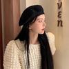 Ретро Многоцветный Кружевной Берет Шапка Свободная Дышащая Шапка-Бини Летняя С Вырезами Цветочная Художественная Шапка Для Женщин