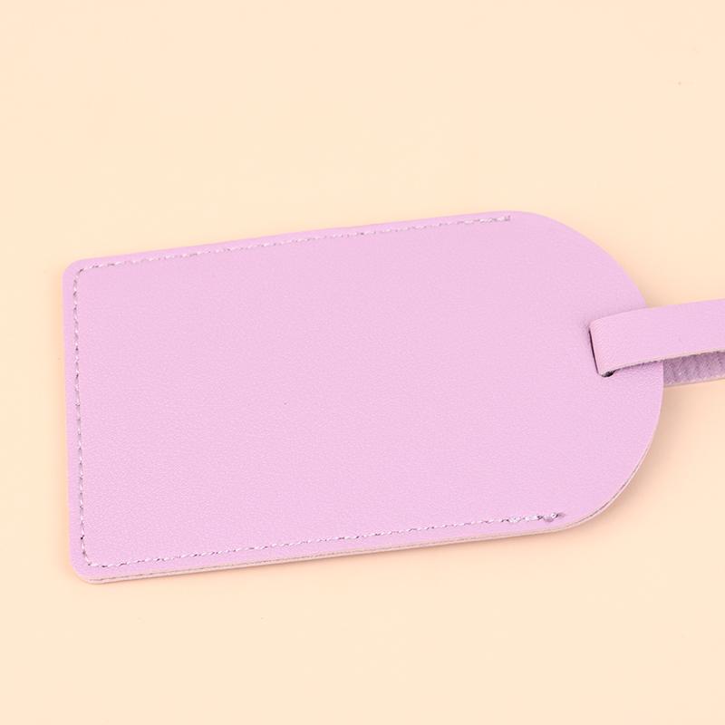 1 шт. Портативная бирка для багажа из искусственной кожи, идентификационная этикетка для чемодана, багажная доска, имя бирки, адрес, держатель для проездного паспорта