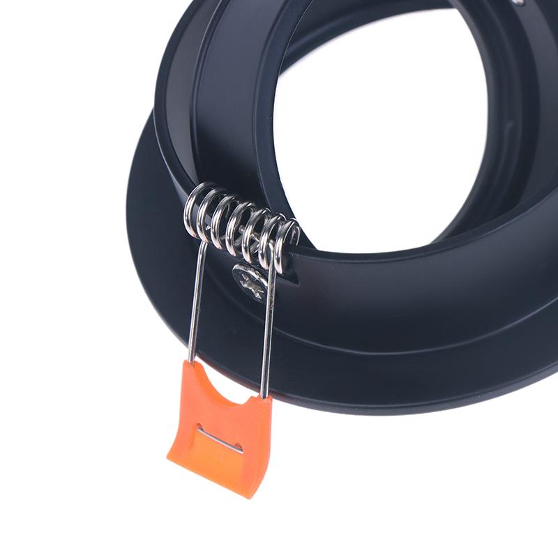 Высококачественный алюминиевый сплав Белый/Черный Круглый Gu10 Mr16 Регулируемый точечный светильник Светильник Светодиодный потолочный светильник Рамка