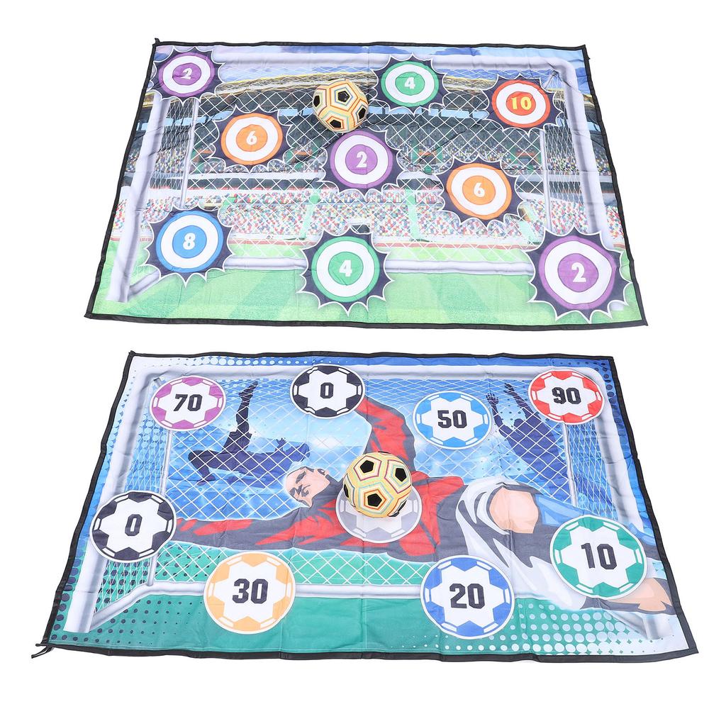 Футбольный мяч игровой коврик набор для игры в футбол в помещении и на открытом воздухе метание мишеней игра в футбольные ворота с футболом 