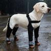 Non-Slip Dog Suspender Boots Waterproof Hard-soled Pet Rain Shoes Adjustable Breathable Dog Protective Footwear Outdoor Trips