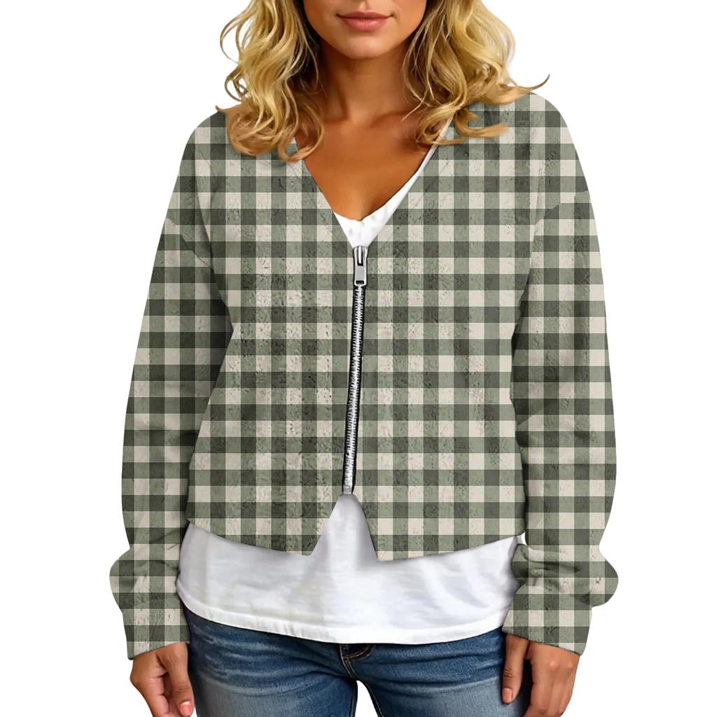 Womens Zip Up Sweaters Sweatshirts Long Sleeve Oversized Jackets Soft Casual Loose Tunic Tops