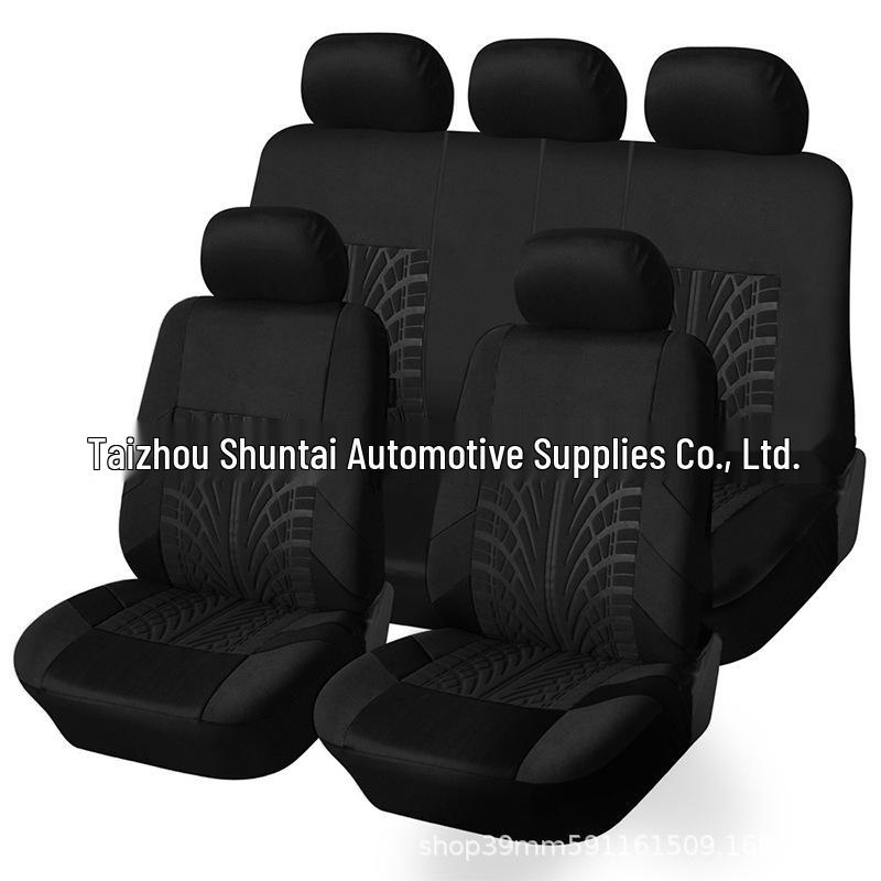 Универсальный сетчатый чехол на сиденье из полиэстера для пятиместного автомобиля – Модель, пользующаяся большим спросом