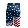 Мужские рабочие шорты с принтом Дня независимости и несколькими карманами