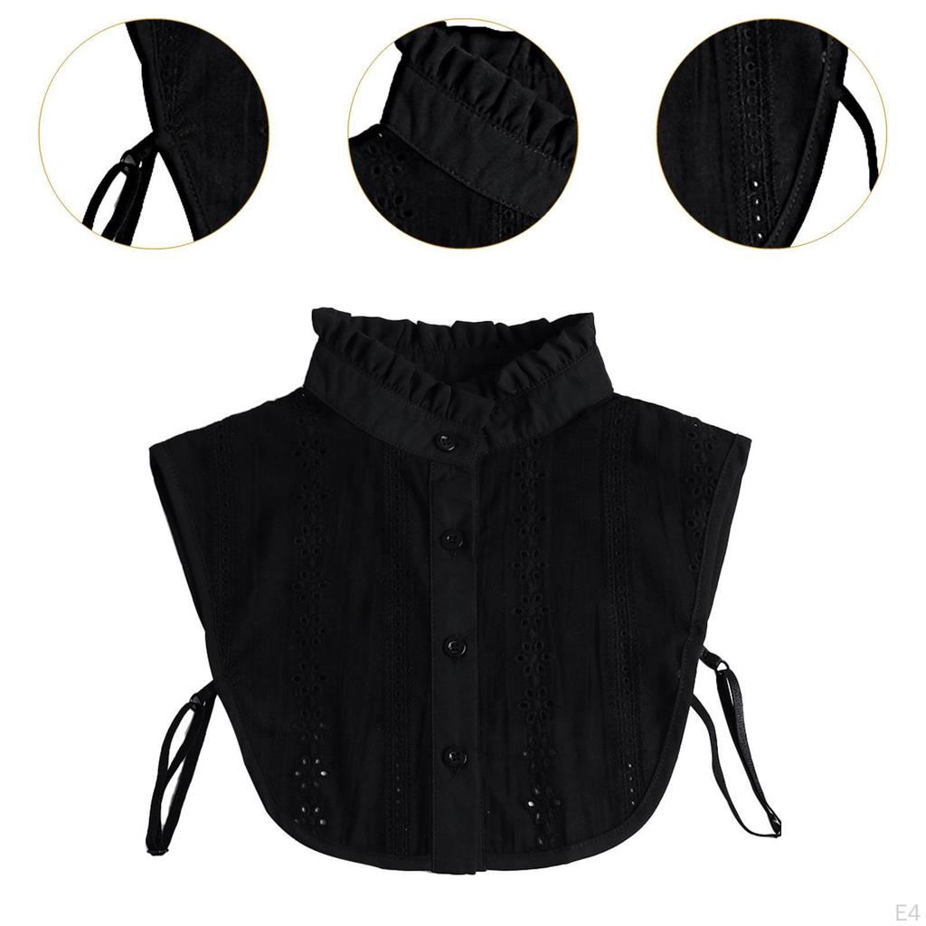 False Collar for Ladies Decorative Versatile Fashion Jacquard Faux