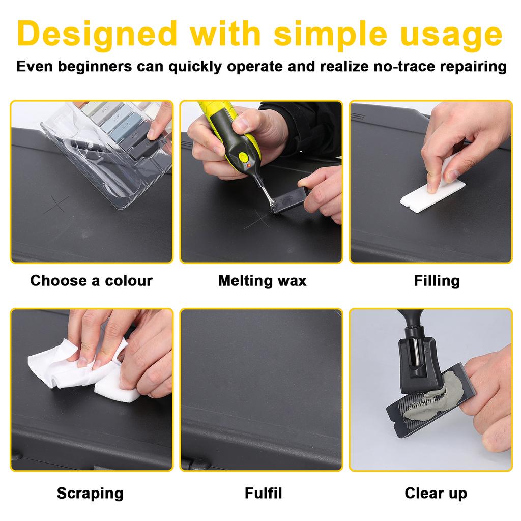 Wood Floor DIY Repairing Tool Set Multifunction Furniture Repairing Tool Set Scratch Nail Hole