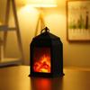 Nordic LED Fireplace Flame Lamp - Creative Home Decor & Christmas Ornament