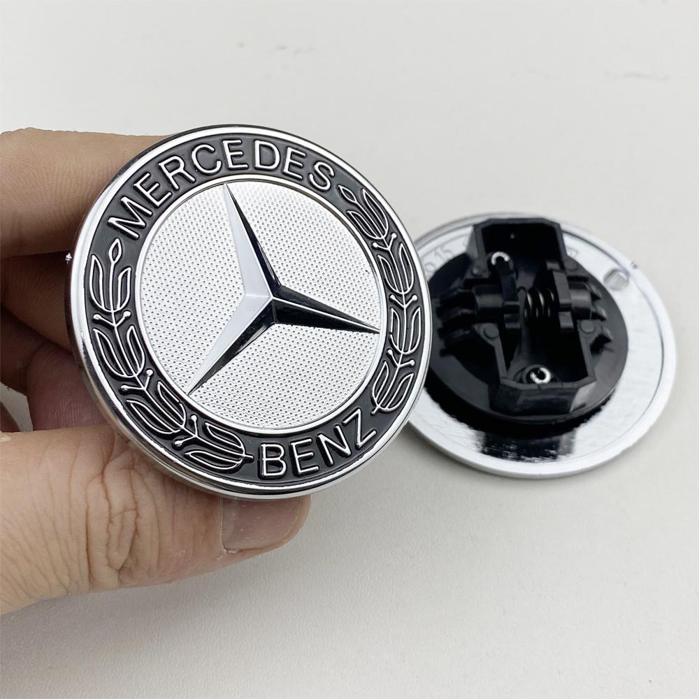1 шт. 57 мм Значок-эмблема на капот автомобиля для Mercedes Benz W204 W205 W212 W213 W221 W177 W246 GLA GLC CLA Автоаксессуары