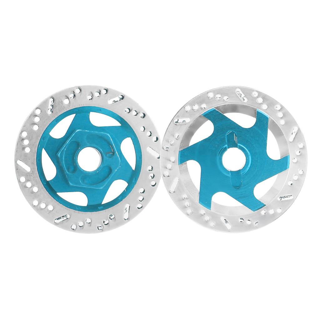 4pcs Aluminum Alloy CNC Simulated Brake Disc Accessories Fit for 1:10 RC Car