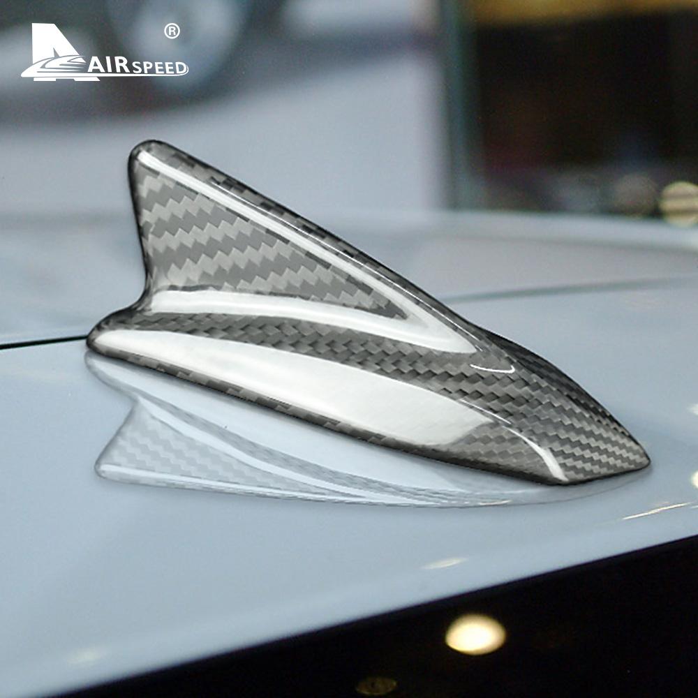 Real Hard Carbon Fiber Car Roof Aerial Shark Fin Antenna for Lexus LS ES LX NX IS250 IS350 CT RC UX LM RX Cover Sticker