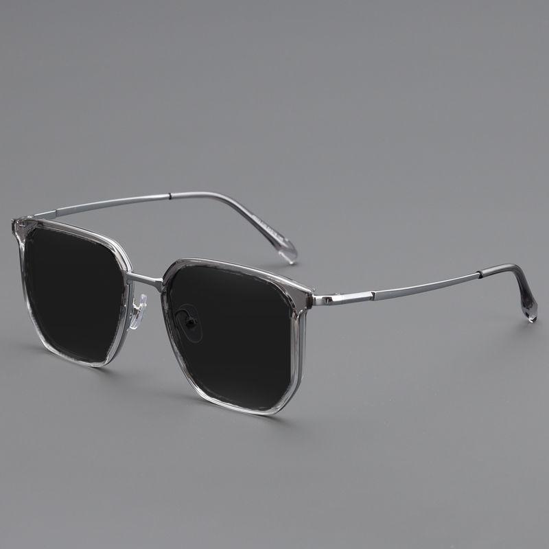 Поляризованные солнцезащитные очки мужские квадратные большие очки для коррекции близорукости женские очки для вождения и рыбалки