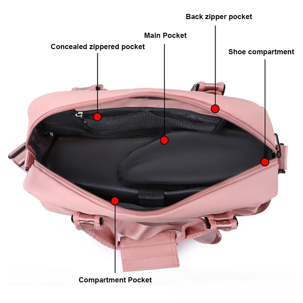 Дорожная сумка большой емкости для женщин и мужчин, водонепроницаемая прочная дорожная косметичка с обувью