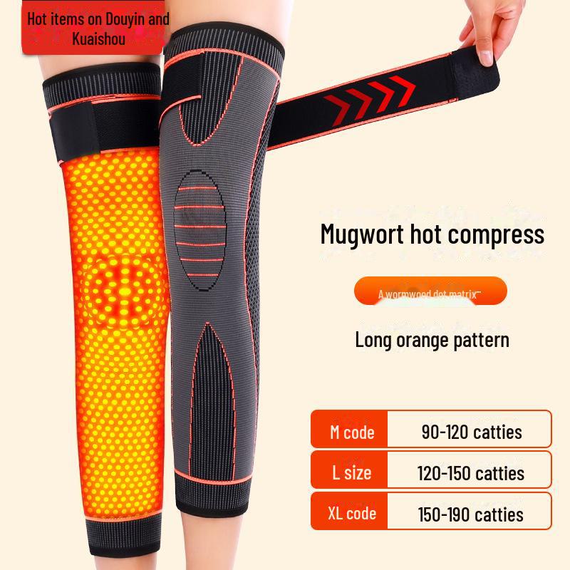 Наколенники с полынью для тепла — согревающие леггинсы для прижигания для пожилых людей в холодную погоду