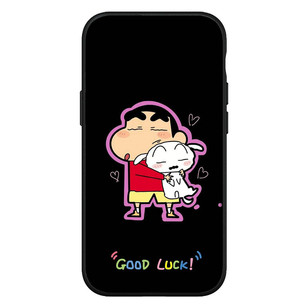Для iPhone 16 15 Xiaomi Redmi Note 14 13 12 11 Pro Max X 8 16e Samsung Galaxy S25 S24 S23 Moto OPPO Huawei забавный чехол для телефона Crayon Shin Chan Shinchan