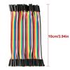 5 PCS 40 Pin Female to Female Dupont Wire Colorful Breadboard Jumper Wires  for Raspberry PI